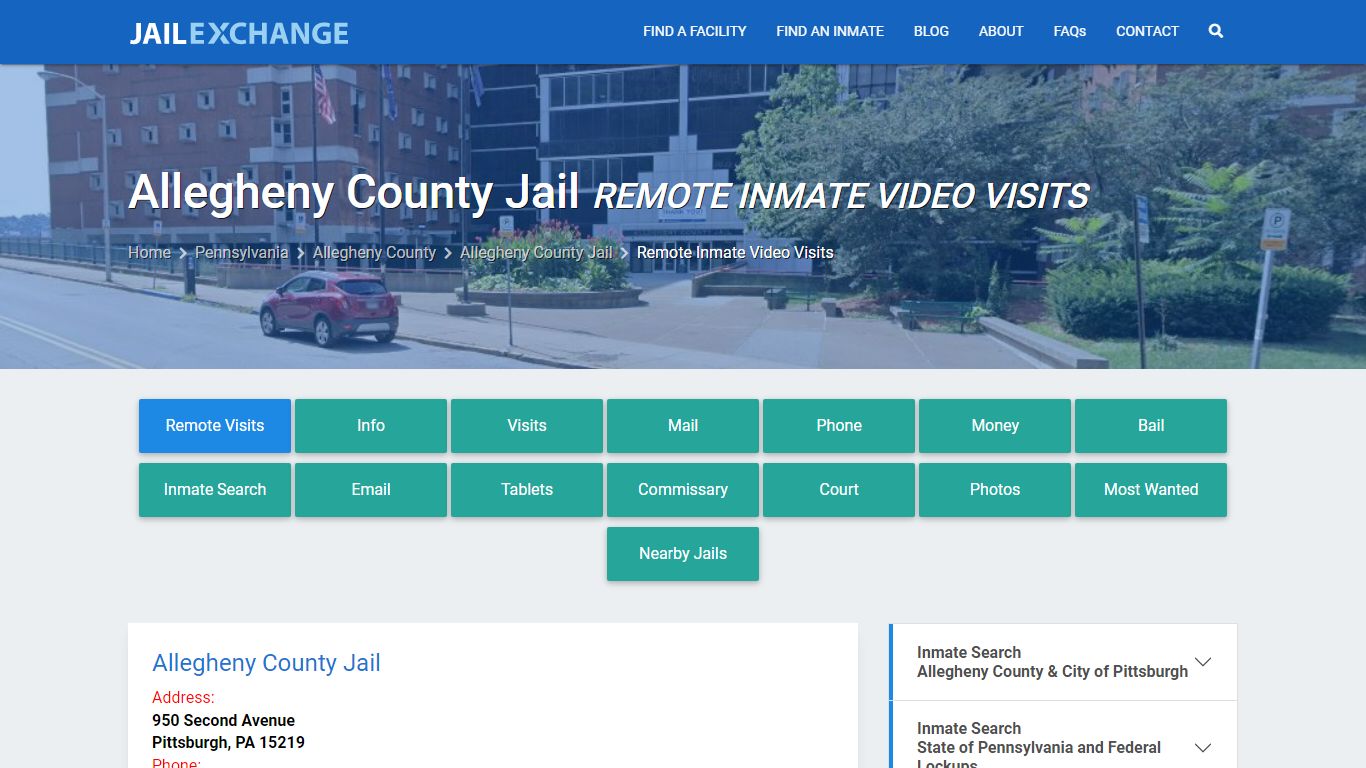 Video Visitation - Allegheny County Jail, PA - Jail Exchange